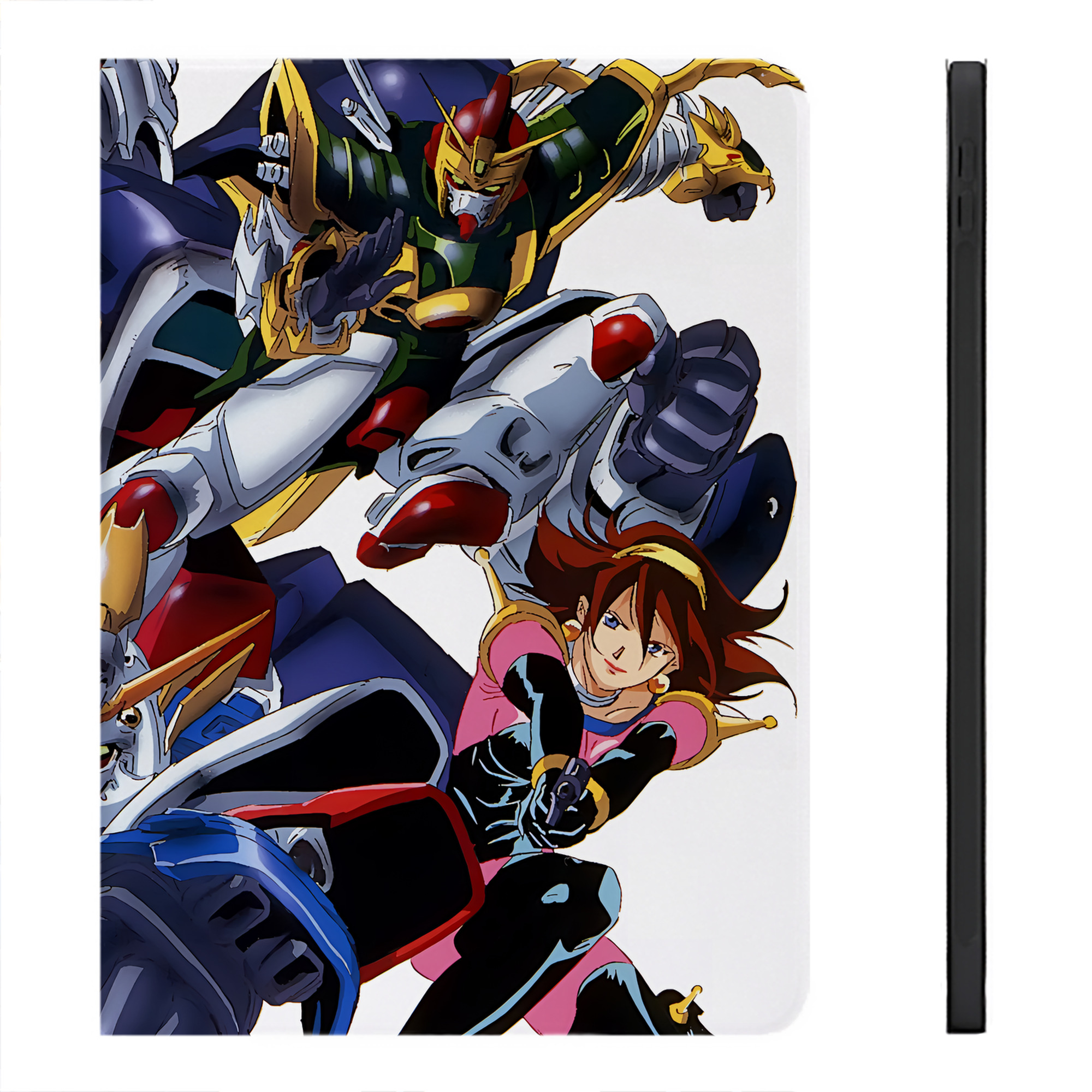 （画像用） 機動戦士ガンダム Mobile Suit Gundam IPadケース ペンホルダー付き ブックスタイルデザイン